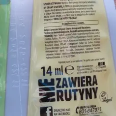Skład żelu pod prysznic zawiera m.in. **tetrasodium glutamate diacetate**. Produkt z mango i makadamią, 14 ml.