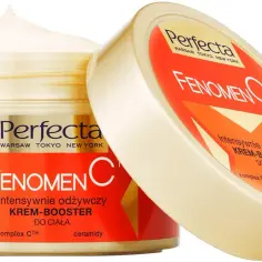 Krem do ciała Perfecta Fenomen C, intensywnie odżywczy, z kompleksem CTH i ceramidami. Prawdziwy fenomen dla Twojej skóry.