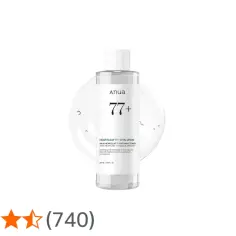 Anua 77+ Heartleaf Soothing Toner, nawilżający tonik z wodą z liści serca, idealny do codziennego stosowania.