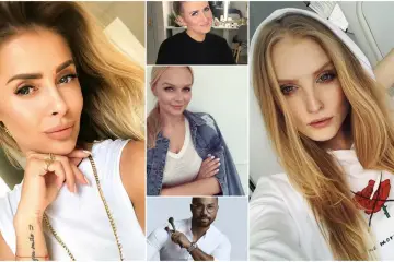 Pięć osób, w tym makijażystka i modelki, prezentuje swoje stylizacje. Sprawdź, jaka jest makijaż ślubny cena!